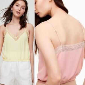 ARITZIA Wilfred free agyness cami camisole top pink small